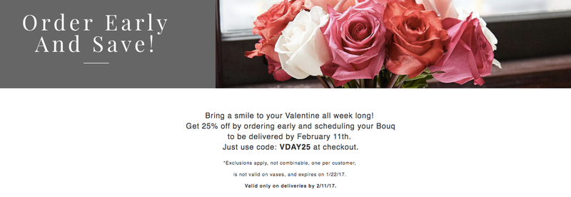 25% off with the code VDAY25